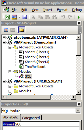 Как в vba excel подключиться к sql