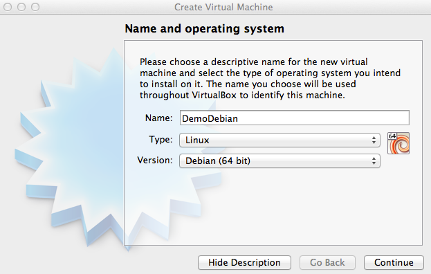 "Screenshot from VirtualBox Create VM process"